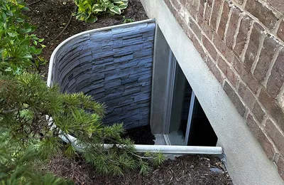 Stone Window Well Liner- Denver Window Well Covers 